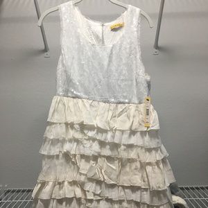 Alice + Olivia White Dress